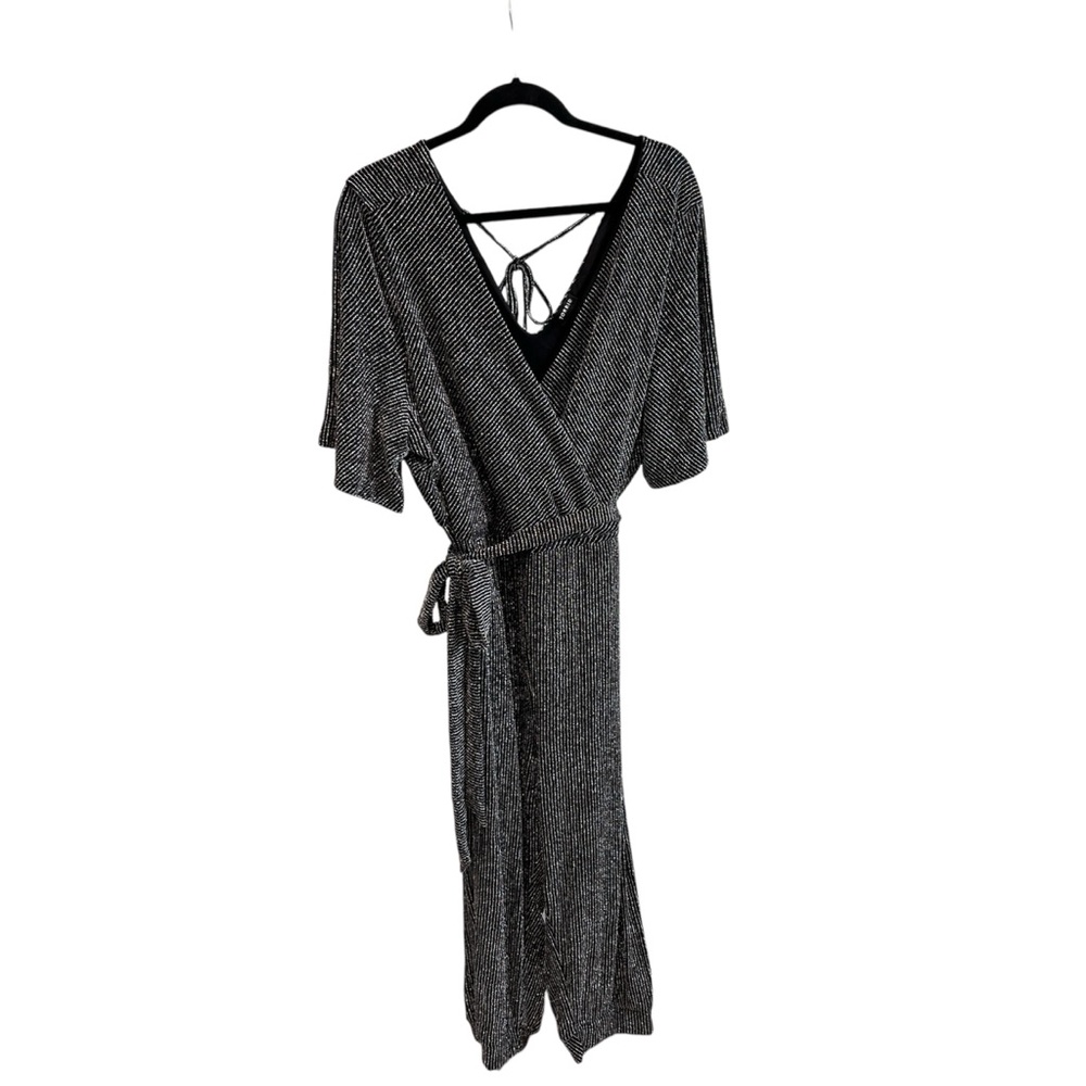 Torrid Black and Silver Jumpsuit size 3